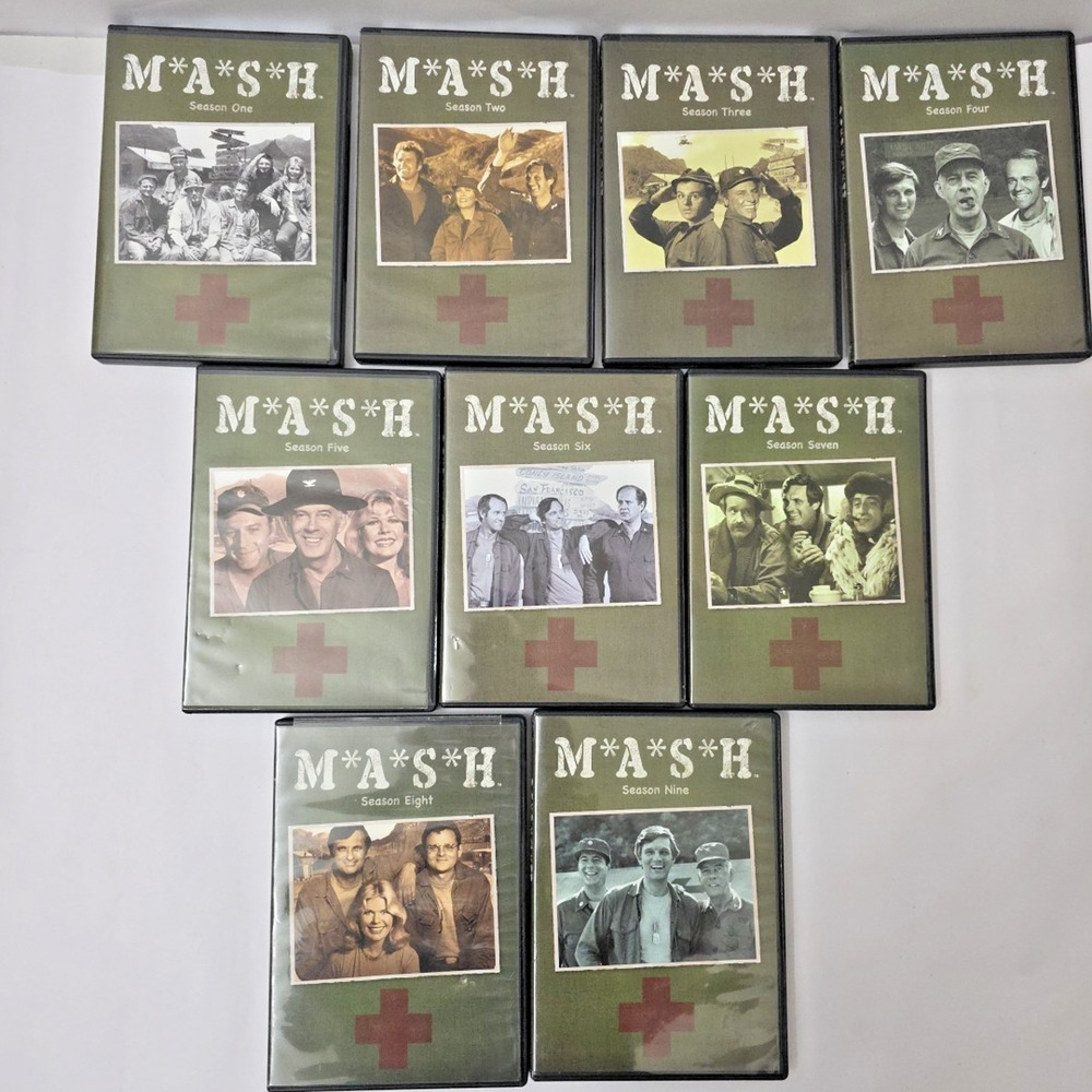 MAS*H DVD Lot Seasons 1-9 TV Series Box Set Collection Classic Comedy Drama MASH